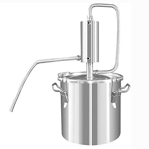 XJZKA Kit de preparación de Whisky de 12/22 l, destilador de Alcohol de Agua, Fabricante de aceites Esenciales, Caldera de Tubo de Acero Inoxidable con termómetro, Kit de elaboración de XJZKA Kit de preparación de Whisky de 12/22 l, destilador de Alcohol de Agua, Fabricante de aceites Esenciales, Caldera de Tubo de Acero Inoxidable con termómetro, Kit de elaboración de