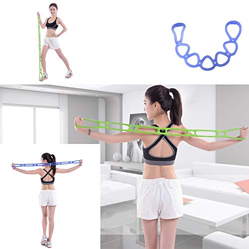 Xkfgcm Bandas de Resistencia para Yoga Pilates Cuerda de Silicona de Ejercicios Aparatos de Gimnasia de Elástica de Entrenamiento Herramientas de Corporal de Ejercicio de Fitness Banda(Azul) Xkfgcm Bandas de Resistencia para Yoga Pilates Cuerda de Silicona de Ejercicios Aparatos de Gimnasia de Elástica de Entrenamiento Herramientas de Corporal de Ejercicio de Fitness Banda(Azul)