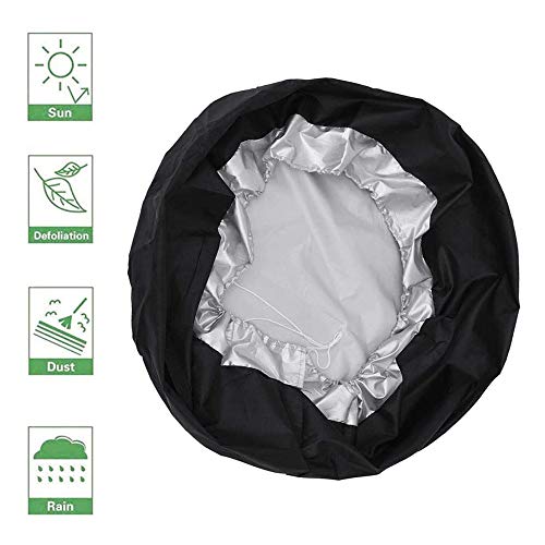 Xkfgcm Fundas para Ruedas Neumático Repuesto Cubierta Bolsas Almacenaje Coche Vehículo Rueda Funda Antipolvo UV-Proof Rueda Cubierta Protectora Elástico Impermeable Rueda Protector Ligero