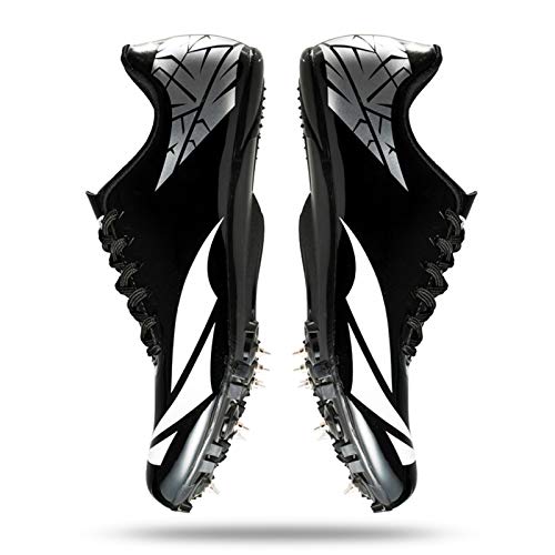 X/L Hombre Zapatillas de Atletismo para Mujer Zapatillas con Clavos Zapatillas de Atletismo Ligeras para Saltar con Clavos Zapatillas de Entrenamiento para Correr (Color : G, Size : 7.5 UK)