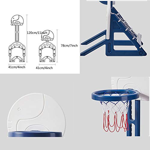 XLanY Aro de Baloncesto para niños, Juegos de aro de Baloncesto, 14 Niveles de Altura Ajustable para niños pequeños, Centro de Actividades Deportivas, Sala de Juegos, niños, Juego de Aros