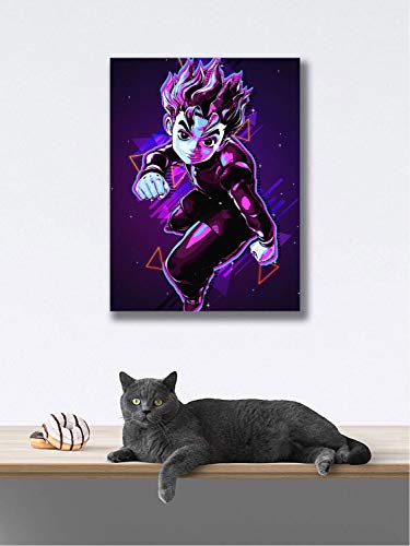 Xlcsomf Lienzo decorativo para pared con diseño de anime Jojo de aventura extraña de Jojo para póster de 30,48 x 45,72 cm, para arte de pared, estirado y listo para colgar