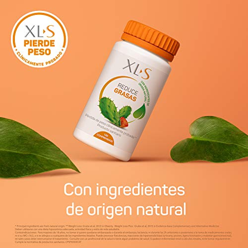 XLS Pierde Peso - Reduce Grasas - Con ingredientes naturales que evitan la acumulación excesiva de grasa - Para adelgazar de forma saludable - Clínicamente probado - 150 Unidades