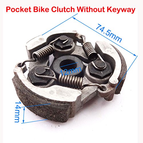 XLYZE Clutch Pad sin chavetero para chino 47cc 49cc Pocket Bike Mini Moto Crosser Dirt Bike ATV Quad