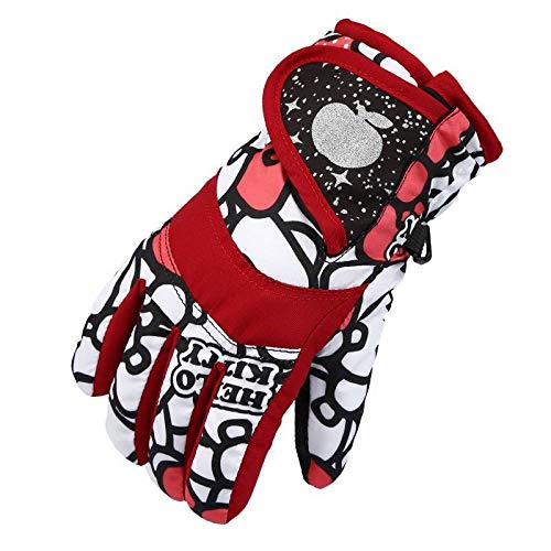 Xme Guantes de Invierno para niños de 3-5 años, Guantes Gruesos Impermeables, Guantes de esquí para Patinaje al Aire Libre Resistentes al frío