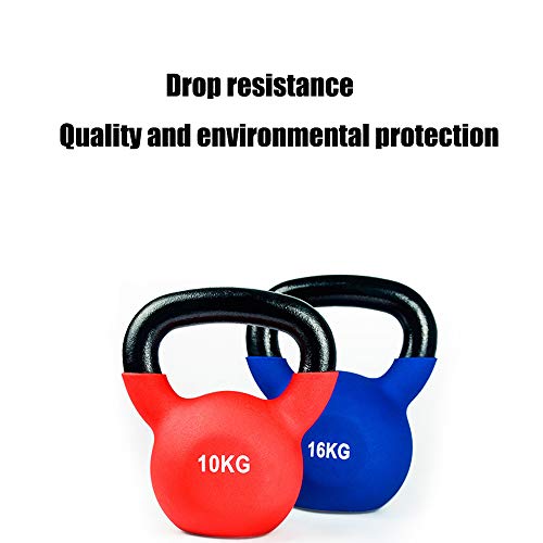 XMH Mancuernas Kettlebell, Kettlebell De Hierro Fundido, Kettlebell De Peso Pesado para Pesas De Entrenamiento De Fuerza Y Cardio, para Gimnasio En Casa, Fitness Y Entrenamiento con Pesas,18kg