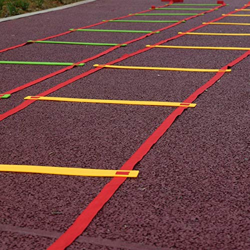 XMSIA Escalera de Agilidad para FĂștbol 6 M Pie Foot Speed ââSpeed ââAgily Agily Fitness Training Ladder Footwork Equipment Entrenamiento de Flexibilidad de FĂștbol (Color : Yellow, Size : Large) XMSIA Escalera de Agilidad para FĂștbol 6 M Pie Foot Speed ââSpeed ââAgily Agily Fitness Training Ladder Footwork Equipment Entrenamiento de Flexibilidad de FĂștbol (Color : Yellow, Size : Large)