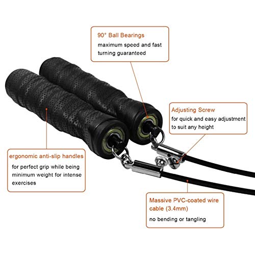 XMYNB Saltar la Cuerda Acero De Alta Velocidad La Cuerda De Salto Salto Cuerda De Salto De La Aptitud Strand PVC Velocidad Ajustable Sólido De Goma Resistente Recubrimiento Cabl Rodando,Rojo XMYNB Saltar la Cuerda Acero De Alta Velocidad La Cuerda De Salto Salto Cuerda De Salto De La Aptitud Strand PVC Velocidad Ajustable Sólido De Goma Resistente Recubrimiento Cabl Rodando,Rojo