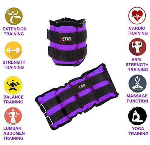 XN8 Peso para Tobillo Ajustable 0.5kg-3kg Durable Peso Correa Pesa Tobillera para Ejercicio, Footing, Caminar, Gimnasia, Aeróbic, Gimnasio, Fuerza Formación XN8 Peso para Tobillo Ajustable 0.5kg-3kg Durable Peso Correa Pesa Tobillera para Ejercicio, Footing, Caminar, Gimnasia, Aeróbic, Gimnasio, Fuerza Formación