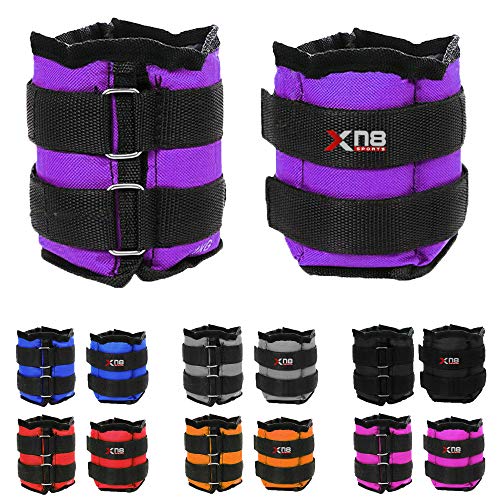 XN8 Peso para Tobillo Ajustable 0.5kg-3kg Durable Peso Correa Pesa Tobillera para Ejercicio, Footing, Caminar, Gimnasia, Aeróbic, Gimnasio, Fuerza Formación XN8 Peso para Tobillo Ajustable 0.5kg-3kg Durable Peso Correa Pesa Tobillera para Ejercicio, Footing, Caminar, Gimnasia, Aeróbic, Gimnasio, Fuerza Formación
