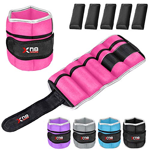 XN8 Peso para Tobillo- Pesa Tobillera-Ajustable Durable Peso Correa para Ejercicio Footing Caminar Gimnasia Aeróbic Gimnasio Fuerza Formación XN8 Peso para Tobillo- Pesa Tobillera-Ajustable Durable Peso Correa para Ejercicio Footing Caminar Gimnasia Aeróbic Gimnasio Fuerza Formación