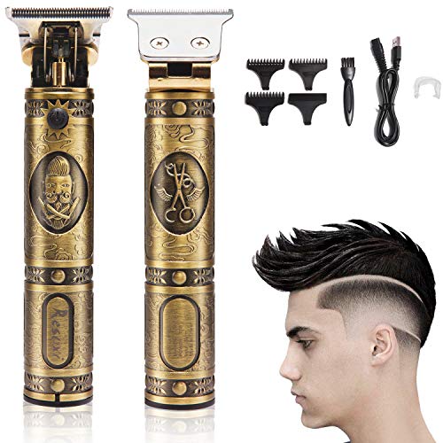 Xnuoyo Advanced Metal Máquina de Cortar Pelo Profesional Cortapelos Hombre Corte Pelo, Máquina Cortar Pelo Inalámbrico Batería, Recortador Pelo Barba Kit Familia