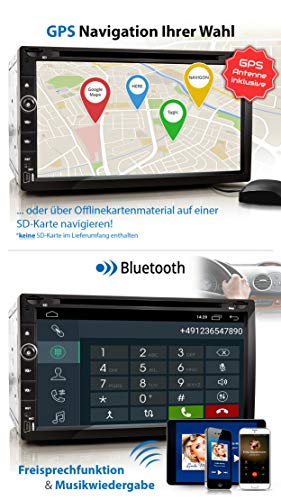 XOMAX XM-2DA758 Radio de Coche con Android 10 I Quad Core, 2GB RAM, 32GB ROM I GPS I Soporte WiFi, 3G, 4G, Dab+, OBD2 I Bluetooth I 6,9" Pantalla Táctil I DVD, CD, USB, SD, RDS I 2 DIN XOMAX XM-2DA758 Radio de Coche con Android 10 I Quad Core, 2GB RAM, 32GB ROM I GPS I Soporte WiFi, 3G, 4G, Dab+, OBD2 I Bluetooth I 6,9" Pantalla Táctil I DVD, CD, USB, SD, RDS I 2 DIN