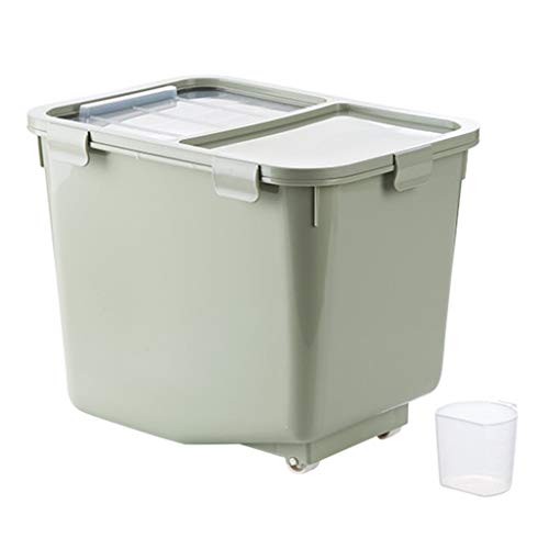 XPHZHQ-box Caja Caja De Almacenamiento De La Cocina Caja De Almacenamiento De Alimentos Rueda PláStica DoméStica A Prueba De Insectos A Prueba De Humedad Puede Contener 10 Kg - Taza De Pesaje + XPHZHQ-box Caja Caja De Almacenamiento De La Cocina Caja De Almacenamiento De Alimentos Rueda PláStica DoméStica A Prueba De Insectos A Prueba De Humedad Puede Contener 10 Kg - Taza De Pesaje +