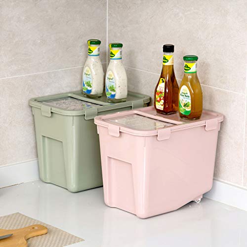 XPHZHQ-box Caja Caja De Almacenamiento De La Cocina Caja De Almacenamiento De Alimentos Rueda PláStica DoméStica A Prueba De Insectos A Prueba De Humedad Puede Contener 10 Kg - Taza De Pesaje + XPHZHQ-box Caja Caja De Almacenamiento De La Cocina Caja De Almacenamiento De Alimentos Rueda PláStica DoméStica A Prueba De Insectos A Prueba De Humedad Puede Contener 10 Kg - Taza De Pesaje +