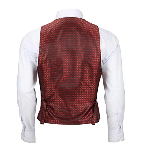 Xposed - Chaleco - para Hombre Rojo Waistcoat 36