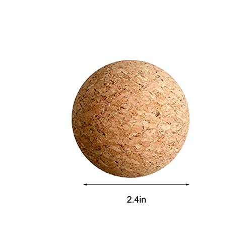 XQK 4 Piezas Bola de Corcho De Vino Botella De Vino De Madera Tapón de Corcho Natural Decantador De Vino De 6,5 Cm con Bolsa De Lona para Fiesta, Cantina, Cóctel XQK 4 Piezas Bola de Corcho De Vino Botella De Vino De Madera Tapón de Corcho Natural Decantador De Vino De 6,5 Cm con Bolsa De Lona para Fiesta, Cantina, Cóctel