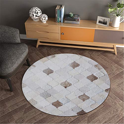 XQKXHZ Alfombra Redonda, Simple Juego De Gatear para Niños Sala De Estar Retro Europea Alfombra De Dormitorio Silla De Computadora Colgador De Colchoneta,D,200cm XQKXHZ Alfombra Redonda, Simple Juego De Gatear para Niños Sala De Estar Retro Europea Alfombra De Dormitorio Silla De Computadora Colgador De Colchoneta,D,200cm