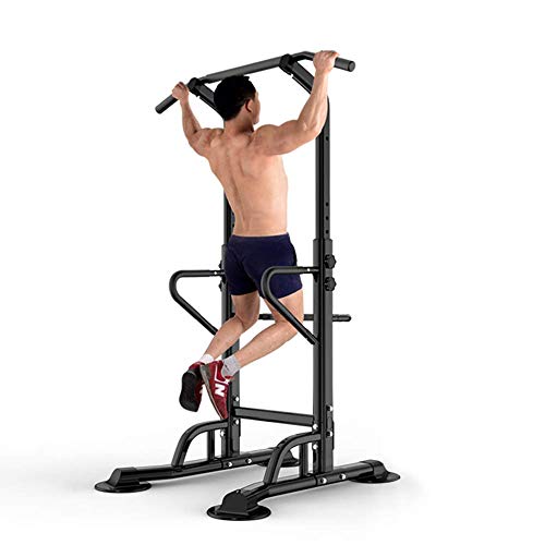 XRTJ Power Tower Estación de Fondos, Torre Multifuncional de Altura Ajustable y Torre Gimnasio para el Entrenamiento de la Fuerza de la Gimnasia,Black XRTJ Power Tower Estación de Fondos, Torre Multifuncional de Altura Ajustable y Torre Gimnasio para el Entrenamiento de la Fuerza de la Gimnasia,Black