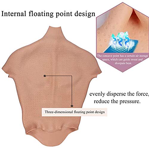 XSWL Pecho de Silicona Masculino Pecho Realista de Silicona para Hombre Traje de Medio Cuerpo para Cosplay Maquillaje Accesorios de Halloween Músculo Falso Masculino Shaper Más Fuerte,Nude,L XSWL Pecho de Silicona Masculino Pecho Realista de Silicona para Hombre Traje de Medio Cuerpo para Cosplay Maquillaje Accesorios de Halloween Músculo Falso Masculino Shaper Más Fuerte,Nude,L