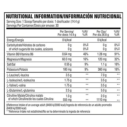 XTEND Original - Suplemento de BCAA en polvo - Lima-limón | Aminoácidos de cadena ramificada | 7 g de BCAA con electrolitos para una mayor hidratación y recuperación | 30 raciones