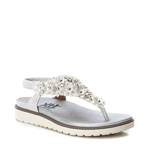 XTI Sandalia Esclava XTI048876 para Mujer Blanco 38 XTI Sandalia Esclava XTI048876 para Mujer Blanco 38