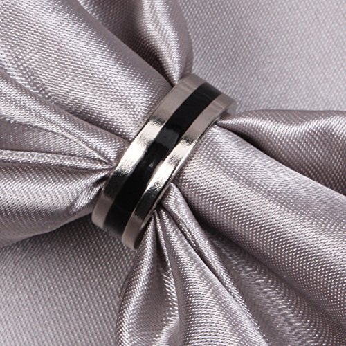 xtrafast Wow! Anillo PK con 17 Trucos de Magia Profesionales Conjurar Magie Plata Negro Elegante 19Mm Diámetro Interior