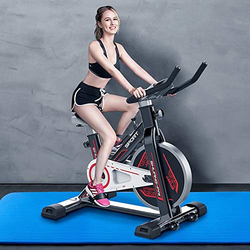 Xue Bicicletas de Interior Bici de la Correa de accionamiento fijos, Bicicleta estática con el Monitor LCD de Inicio Cardio Entrenamiento Bicicleta de formación-Negro Xue Bicicletas de Interior Bici de la Correa de accionamiento fijos, Bicicleta estática con el Monitor LCD de Inicio Cardio Entrenamiento Bicicleta de formación-Negro