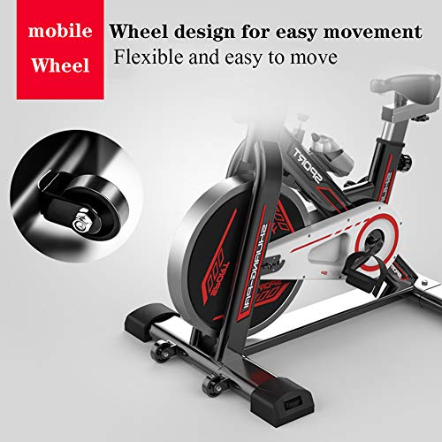 Xue Bicicletas de Interior Bici de la Correa de accionamiento fijos, Bicicleta estática con el Monitor LCD de Inicio Cardio Entrenamiento Bicicleta de formación-Negro Xue Bicicletas de Interior Bici de la Correa de accionamiento fijos, Bicicleta estática con el Monitor LCD de Inicio Cardio Entrenamiento Bicicleta de formación-Negro