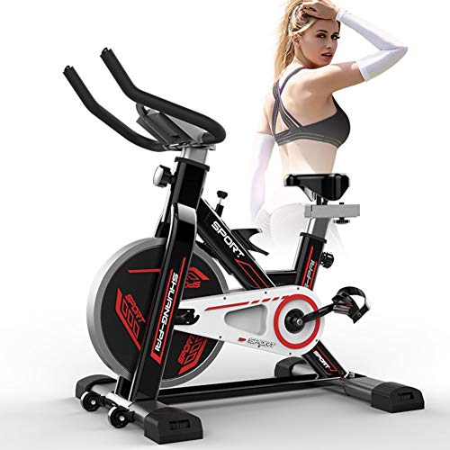 Xue Bicicletas de Interior Bici de la Correa de accionamiento fijos, Bicicleta estática con el Monitor LCD de Inicio Cardio Entrenamiento Bicicleta de formación-Negro Xue Bicicletas de Interior Bici de la Correa de accionamiento fijos, Bicicleta estática con el Monitor LCD de Inicio Cardio Entrenamiento Bicicleta de formación-Negro