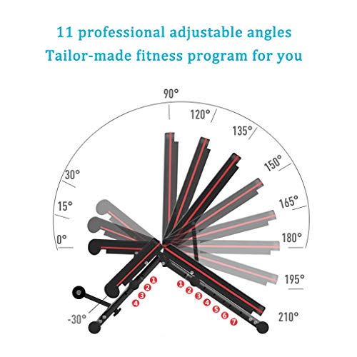 XUEYAN Mancuerna Banco de Peso Banco Plegable, Profesional Multifuncional for sillas de Fitness, Ajustables Abdominales, Bench Flying Bird Press de banca, Abs Cubierta del Panel Rutina de Ejercicio XUEYAN Mancuerna Banco de Peso Banco Plegable, Profesional Multifuncional for sillas de Fitness, Ajustables Abdominales, Bench Flying Bird Press de banca, Abs Cubierta del Panel Rutina de Ejercicio