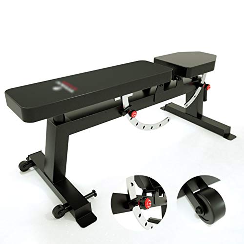 XUEYAN Press de banca con mancuernas heces heces profesional multifunción plegable Sit-up Junta Home Fitness dispositivo Silla con mancuernas rutina de ejercicio ( Color : Negro , Size : 126*69*50CM ) XUEYAN Press de banca con mancuernas heces heces profesional multifunción plegable Sit-up Junta Home Fitness dispositivo Silla con mancuernas rutina de ejercicio ( Color : Negro , Size : 126*69*50CM )