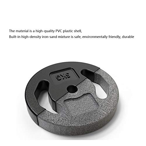 xutu Discos de Pesas Barra Estándar de 1 Pulgada Grip Peso Placas, Conjunto de 2 Placas, Placas Negro fraccional de Peso diseñado Barra de Pesas con Mancuernas de Goma Inicio de 2,5 kg-10 kg xutu Discos de Pesas Barra Estándar de 1 Pulgada Grip Peso Placas, Conjunto de 2 Placas, Placas Negro fraccional de Peso diseñado Barra de Pesas con Mancuernas de Goma Inicio de 2,5 kg-10 kg