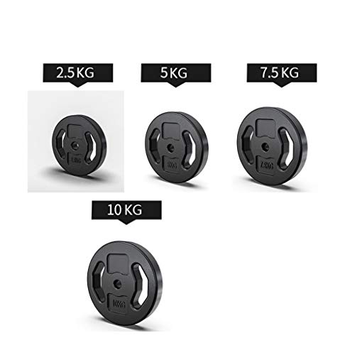 xutu Discos de Pesas Barra Estándar de 1 Pulgada Grip Peso Placas, Conjunto de 2 Placas, Placas Negro fraccional de Peso diseñado Barra de Pesas con Mancuernas de Goma Inicio de 2,5 kg-10 kg xutu Discos de Pesas Barra Estándar de 1 Pulgada Grip Peso Placas, Conjunto de 2 Placas, Placas Negro fraccional de Peso diseñado Barra de Pesas con Mancuernas de Goma Inicio de 2,5 kg-10 kg