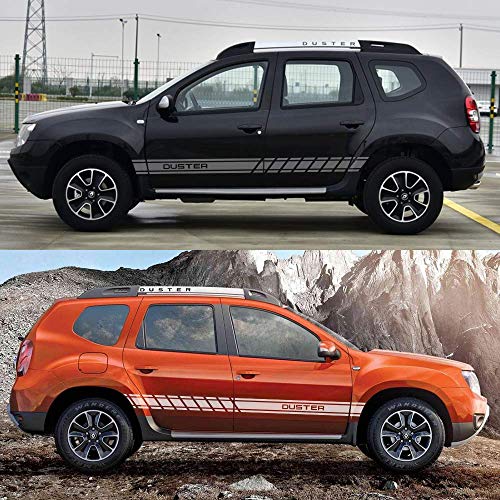 XWOEZA Pegatinas laterales para puerta de coche para Renault Megane 2 Scenic Dacia Duster Sandero Logan Clio Laguna Captur Fluence Koleos Zoe Kadjar Racing calcomanía de rayas laterales XWOEZA Pegatinas laterales para puerta de coche para Renault Megane 2 Scenic Dacia Duster Sandero Logan Clio Laguna Captur Fluence Koleos Zoe Kadjar Racing calcomanía de rayas laterales