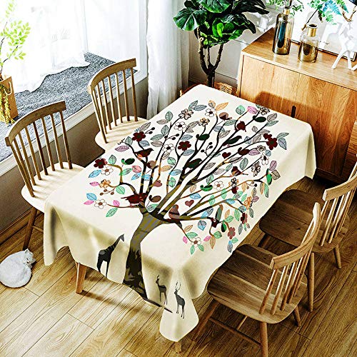 XXDD Mantel 3D Flamingo de Dibujos Animados y Flor Colorida Impresión Digital Cubierta de Mantel Impermeable para niños A3 150x210cm XXDD Mantel 3D Flamingo de Dibujos Animados y Flor Colorida Impresión Digital Cubierta de Mantel Impermeable para niños A3 150x210cm