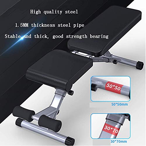 xxz Banco de Ejercicios Banco de Pesas, Bancos de Entrenamiento de Fuerza Plegable rápido Cuero Suave Desgaste 6 Engranajes Ángulo Ajustable Refuerzo de Seguridad, para Gimnasio en casa xxz Banco de Ejercicios Banco de Pesas, Bancos de Entrenamiento de Fuerza Plegable rápido Cuero Suave Desgaste 6 Engranajes Ángulo Ajustable Refuerzo de Seguridad, para Gimnasio en casa