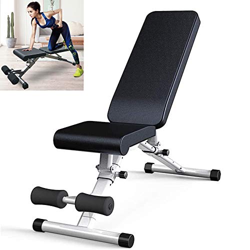 xxz Banco de Ejercicios Banco de Pesas, Bancos de Entrenamiento de Fuerza Plegable rápido Cuero Suave Desgaste 6 Engranajes Ángulo Ajustable Refuerzo de Seguridad, para Gimnasio en casa xxz Banco de Ejercicios Banco de Pesas, Bancos de Entrenamiento de Fuerza Plegable rápido Cuero Suave Desgaste 6 Engranajes Ángulo Ajustable Refuerzo de Seguridad, para Gimnasio en casa