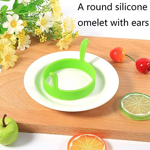 XYDZ 8PCS Anillo de Huevo de Silicona, Round Egg Rings Mold Anillos de Silicona Antiadherente Egg Ring Pancake Mold de Huevo Frito Perfectos para Tortitas Resistentes al Calor Moldes (Color) XYDZ 8PCS Anillo de Huevo de Silicona, Round Egg Rings Mold Anillos de Silicona Antiadherente Egg Ring Pancake Mold de Huevo Frito Perfectos para Tortitas Resistentes al Calor Moldes (Color)