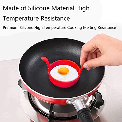 XYDZ 8PCS Anillo de Huevo de Silicona, Round Egg Rings Mold Anillos de Silicona Antiadherente Egg Ring Pancake Mold de Huevo Frito Perfectos para Tortitas Resistentes al Calor Moldes (Color) XYDZ 8PCS Anillo de Huevo de Silicona, Round Egg Rings Mold Anillos de Silicona Antiadherente Egg Ring Pancake Mold de Huevo Frito Perfectos para Tortitas Resistentes al Calor Moldes (Color)