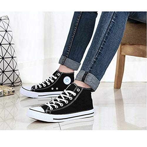 XYUANG Sword Art Online Kirito/Yuuki Asunam Anime Shoes Manga Cosplay Zapatos de Lona Zapatillas de Deporte Fitness Athletic Sneakers para Mujeres Hombres E-38