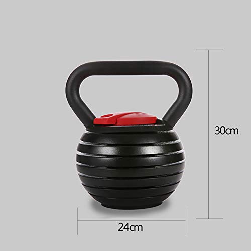 XYZCUP Kettlebell Peso Regulable Pesas Rusas Hierro Fundido De 10 A 40 Libras, Pesa Rusa Multifuncional Y PortáTil, Aplicable A Varias Escenas Y Personas.