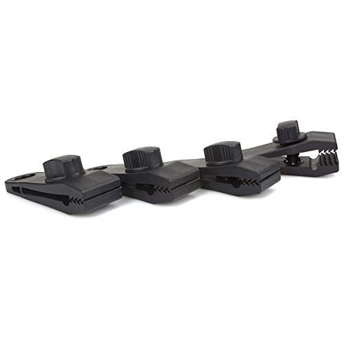 XZANTE 4 Piezas Clips De Lona - Tarea Pesada?A Prueba De Viento ApretóN De Abrazadera del Toldo - Clips De Tienda Accesorio para Camping, Lonas, Caravana, Tela De Sombra De JardíN, Negro XZANTE 4 Piezas Clips De Lona - Tarea Pesada?A Prueba De Viento ApretóN De Abrazadera del Toldo - Clips De Tienda Accesorio para Camping, Lonas, Caravana, Tela De Sombra De JardíN, Negro