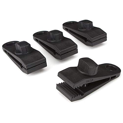 XZANTE 4 Piezas Clips De Lona - Tarea Pesada?A Prueba De Viento ApretóN De Abrazadera del Toldo - Clips De Tienda Accesorio para Camping, Lonas, Caravana, Tela De Sombra De JardíN, Negro XZANTE 4 Piezas Clips De Lona - Tarea Pesada?A Prueba De Viento ApretóN De Abrazadera del Toldo - Clips De Tienda Accesorio para Camping, Lonas, Caravana, Tela De Sombra De JardíN, Negro