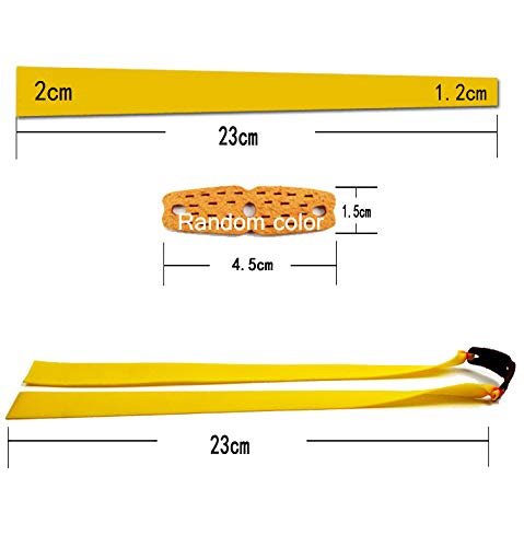 YAAVAAW 6pcs Bandas de Goma tirachinas Planas,Cuerdas de Caza de Repuesto,Tiras de Repuesto para catapultas de Caza de Goma,Bandas de Goma duraderas para tirachinas