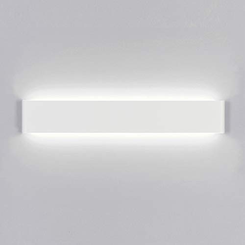 Yafido Aplique Pared Interior LED 60CM Lámpara de pared Moderna 20W Blanco Frío 6000K perfecto para Salon Dormitorio Sala Pasillo Escalera