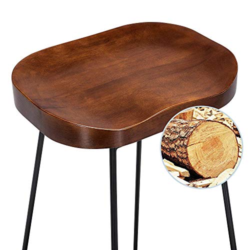 Yaheetech 2 Piezas Taburete de Bar Taburete Industrial Madera para Bar Cocina Restaurante Silla Madera Yaheetech 2 Piezas Taburete de Bar Taburete Industrial Madera para Bar Cocina Restaurante Silla Madera