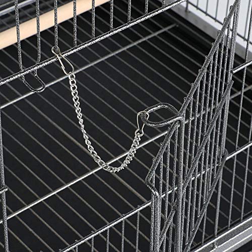 Yaheetech Jaula Grande Jaula para Pájaros Jaula para Mascota con Ruedas 52 cm x 79 cm x 131 cm Yaheetech Jaula Grande Jaula para Pájaros Jaula para Mascota con Ruedas 52 cm x 79 cm x 131 cm