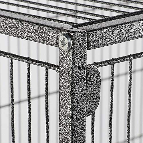 Yaheetech Jaula Grande Jaula para Pájaros Jaula para Mascota con Ruedas 52 cm x 79 cm x 131 cm Yaheetech Jaula Grande Jaula para Pájaros Jaula para Mascota con Ruedas 52 cm x 79 cm x 131 cm
