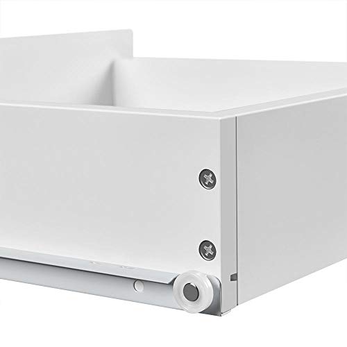 Yaheetech Set de 2 Mesita de Noche con 2 Cajones Mesa Auxiliar Blanco para Sofá Dormitorio Sala de Estar 45 x 35 x 60 cm Yaheetech Set de 2 Mesita de Noche con 2 Cajones Mesa Auxiliar Blanco para Sofá Dormitorio Sala de Estar 45 x 35 x 60 cm
